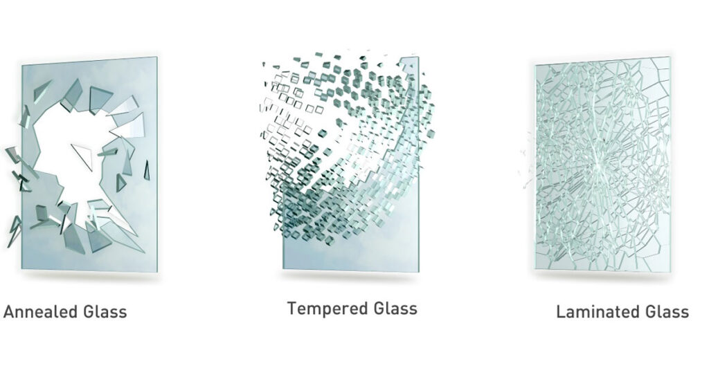 تفاوت شیشه معمولی و حرارت دیده و لمینت شده